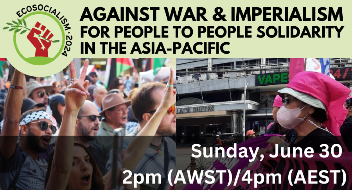 Against war and imperialism