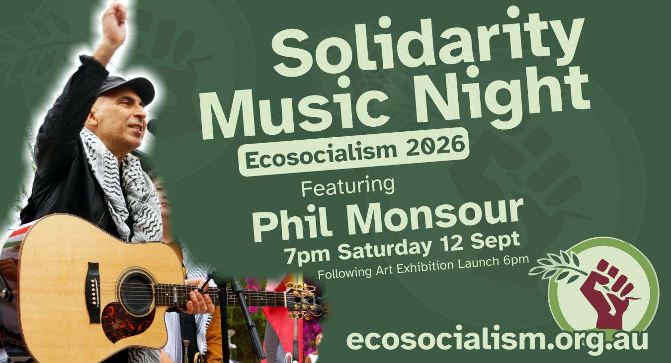 Solidarity music night with Phil Monsour