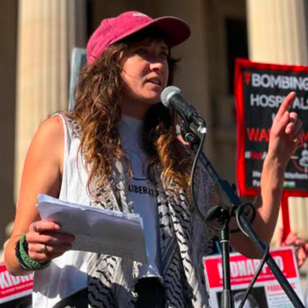Mercedes is an organiser and anti-military researcher with Renegade Activists 